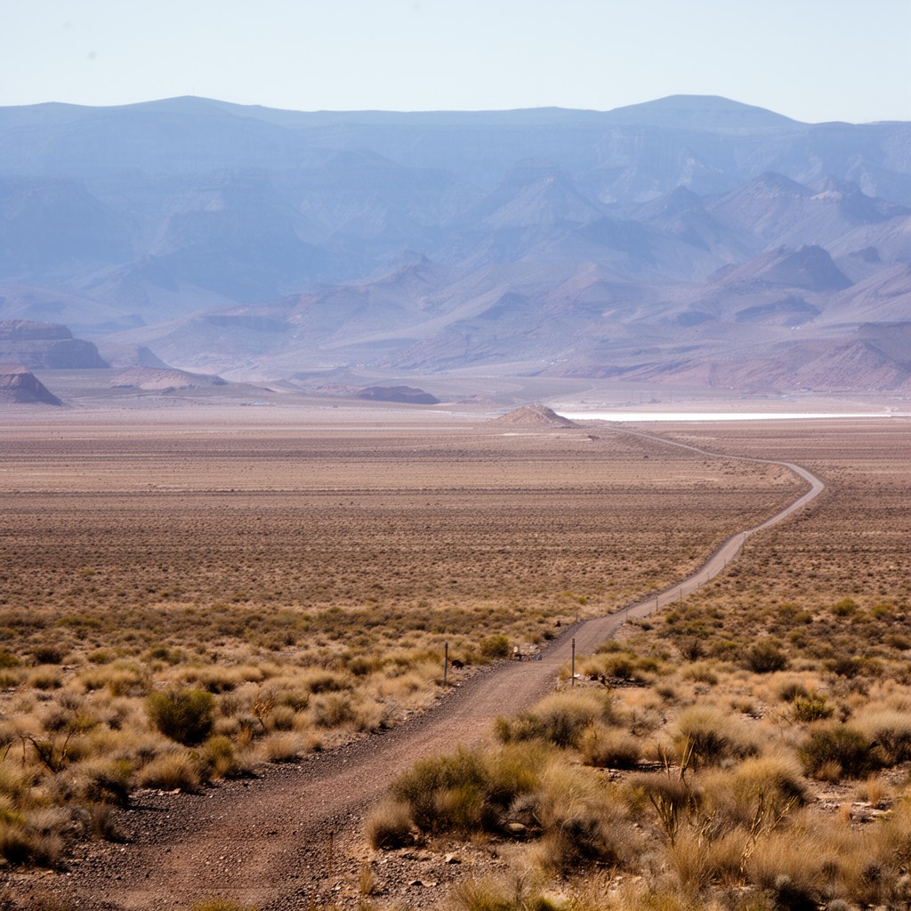 AI-generated illustration of Nevada–Utah state line