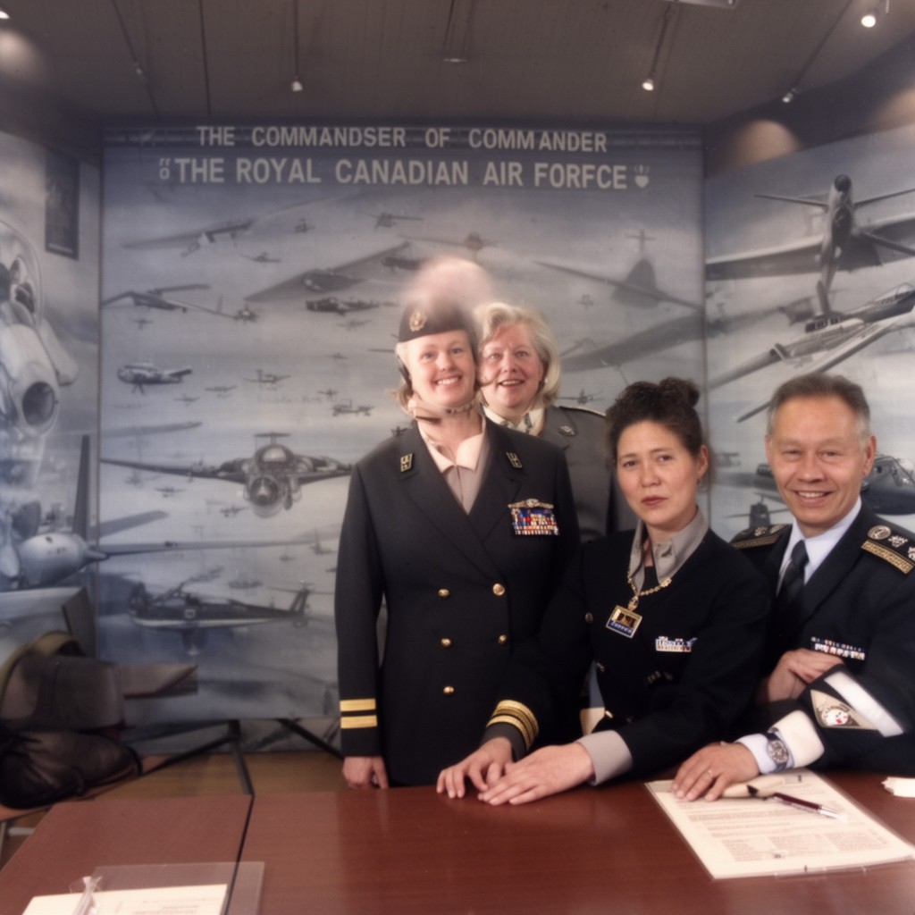 AI-generated illustration of Commander of the Royal Canadian Air Force
