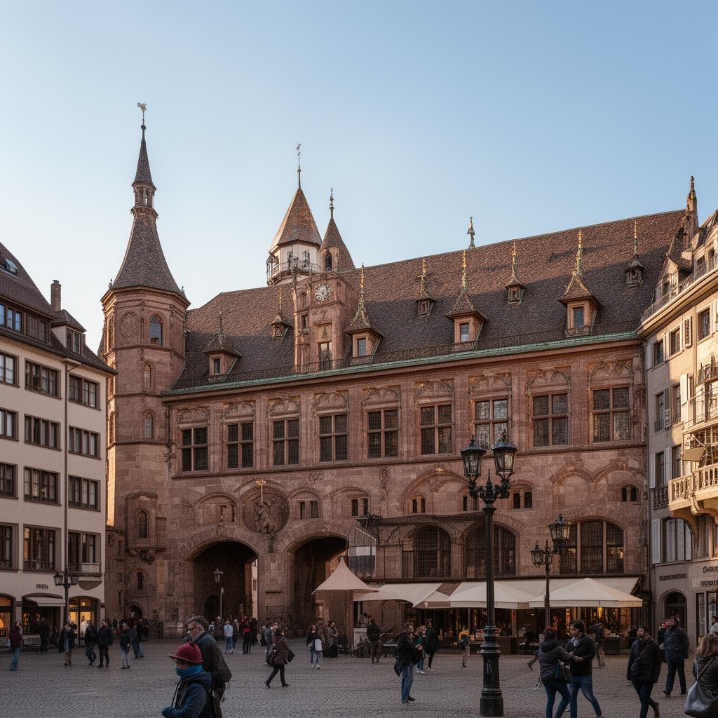 AI-generated illustration of Ancienne Douane de Strasbourg