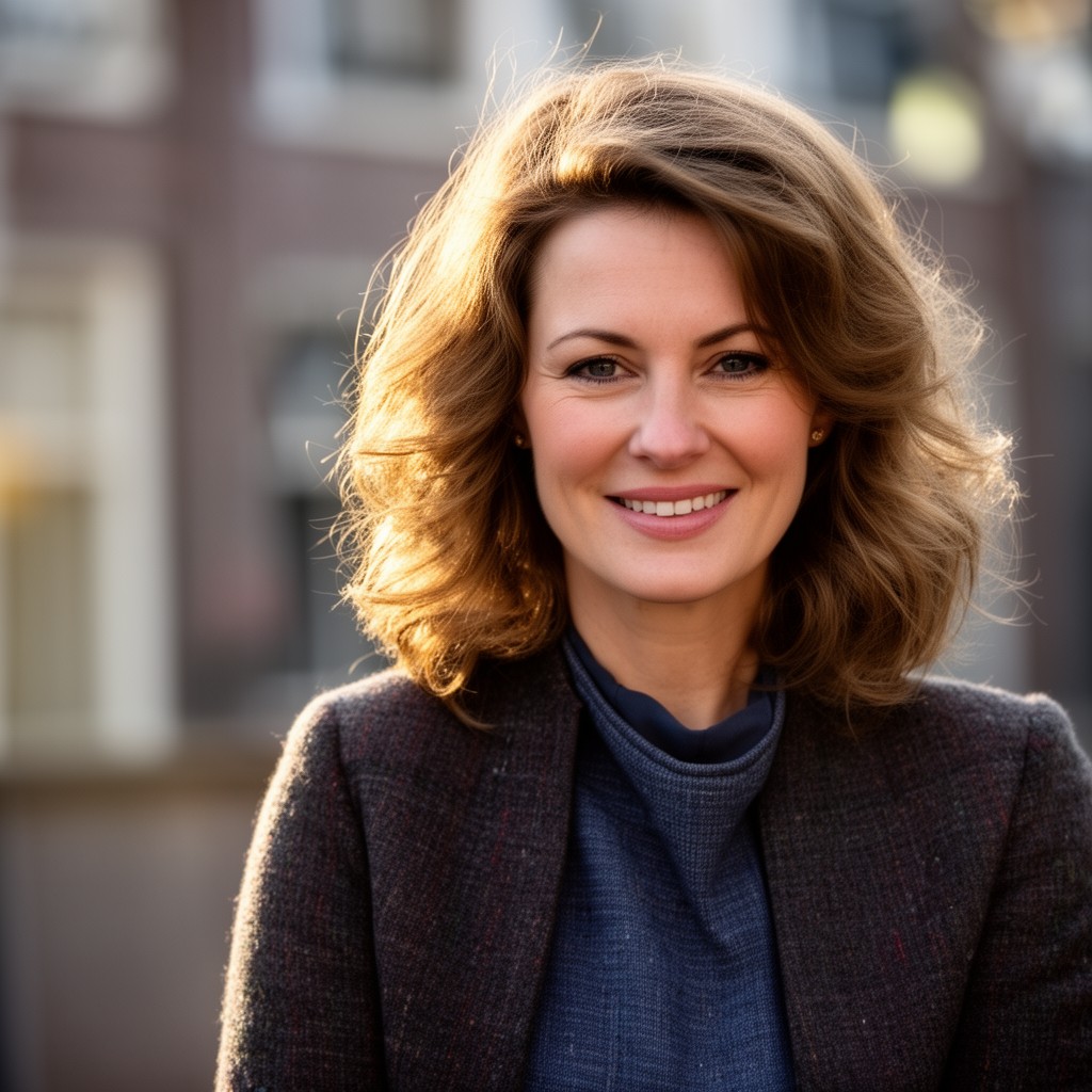 AI-generated illustration of Bianca Hoogendijk