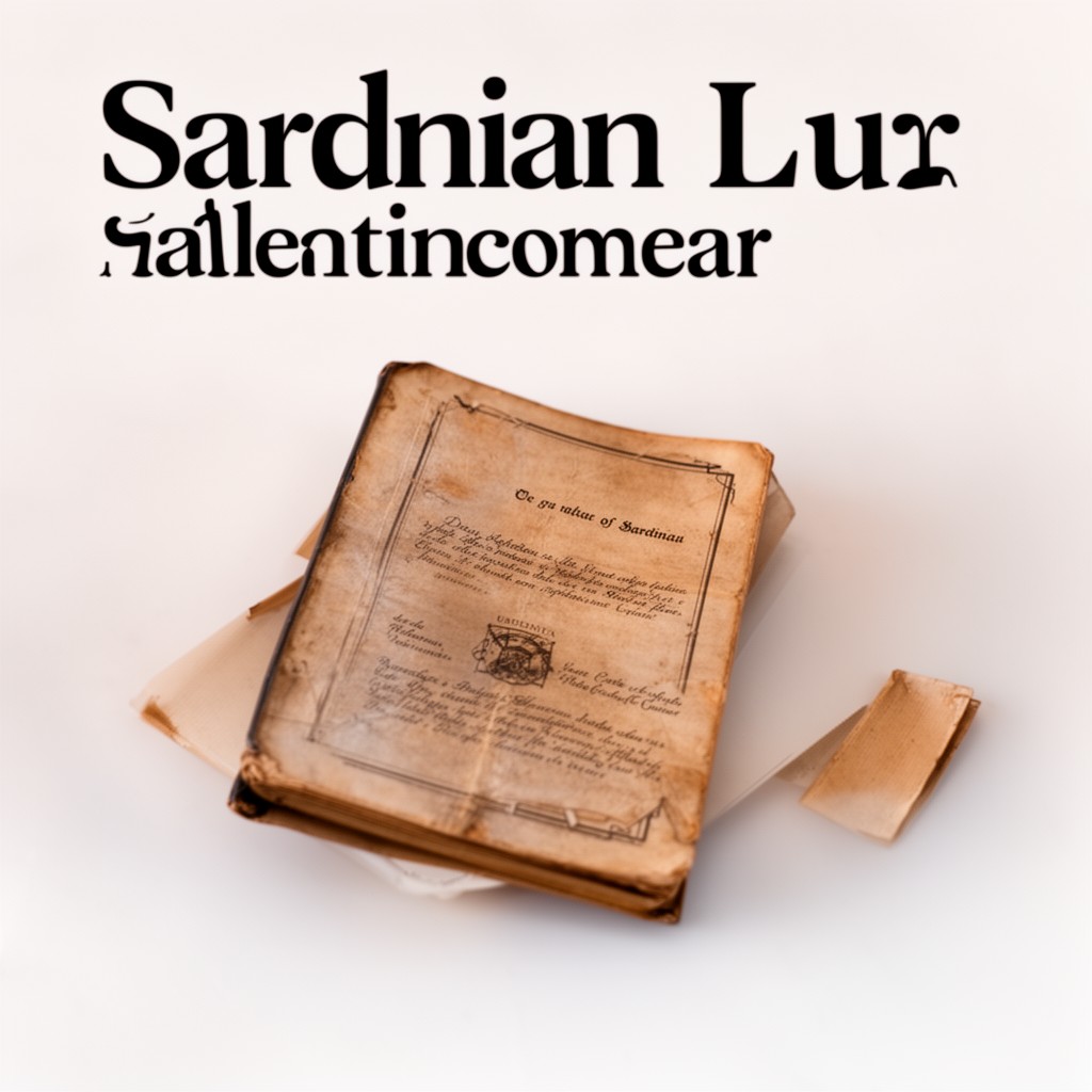 AI-generated illustration of Sardinian language