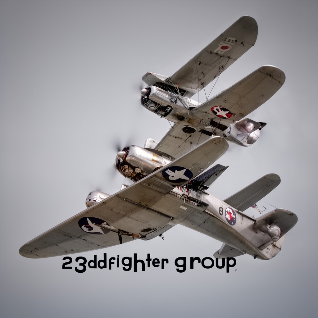 AI-generated illustration of 23rd Fighter Group