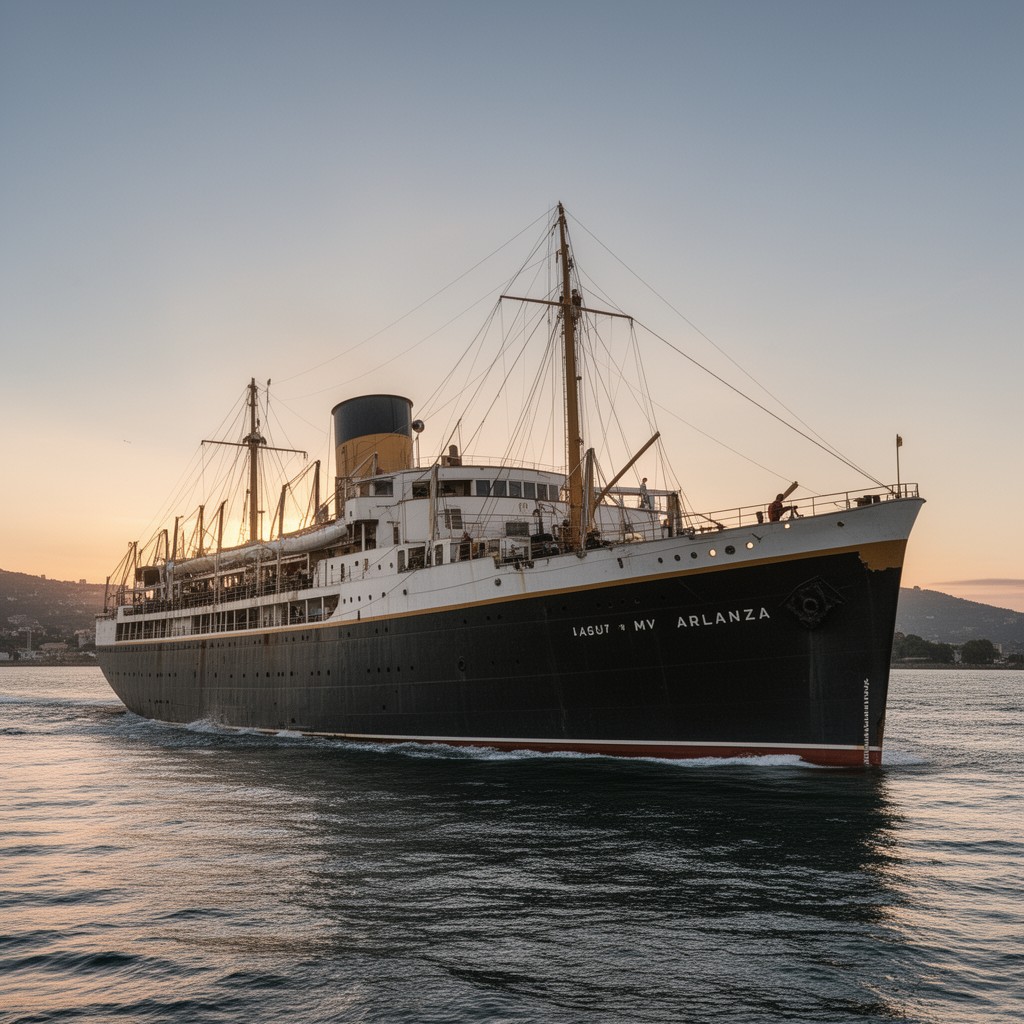 AI-generated illustration of MV Arlanza