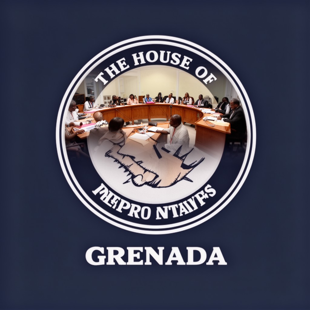 AI-generated illustration of House of Representatives of Grenada