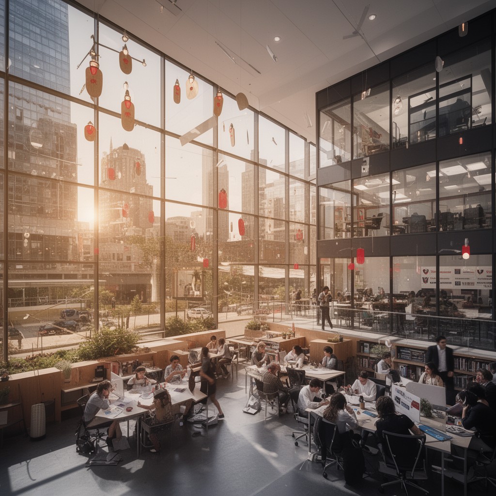 AI-generated illustration of Toronto campus