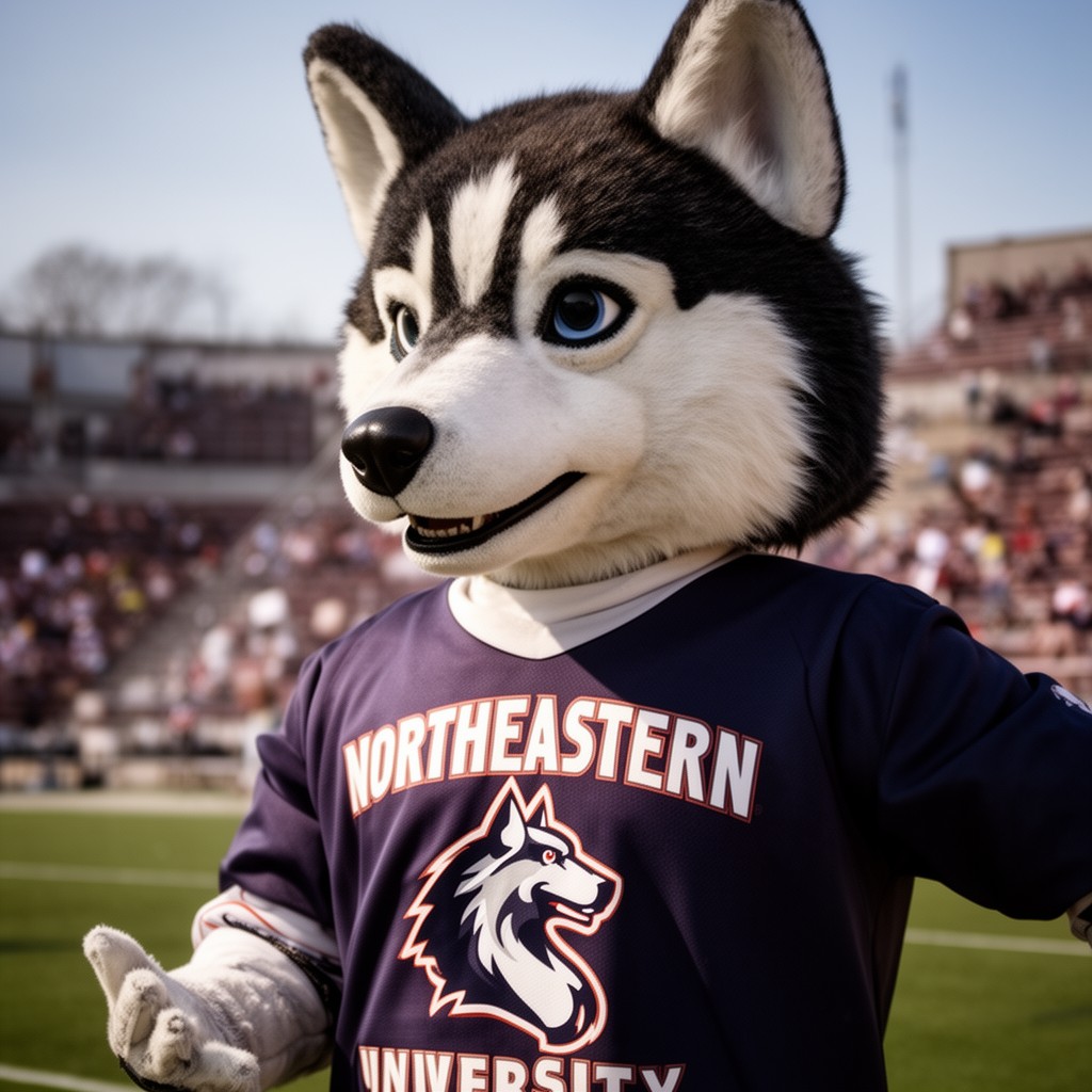 AI-generated illustration of Paws the Husky