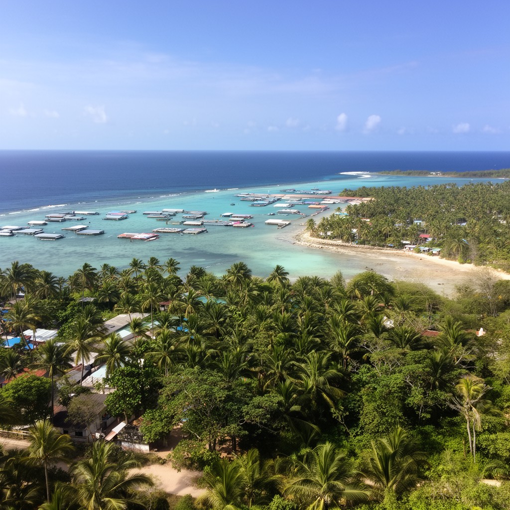 AI-generated illustration of Marshall Islands