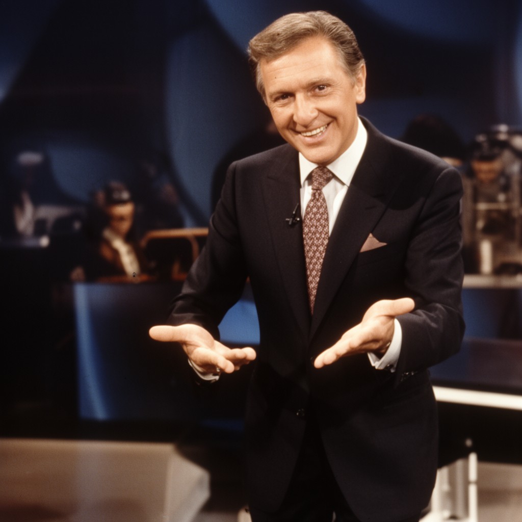 AI-generated illustration of Johnny Carson