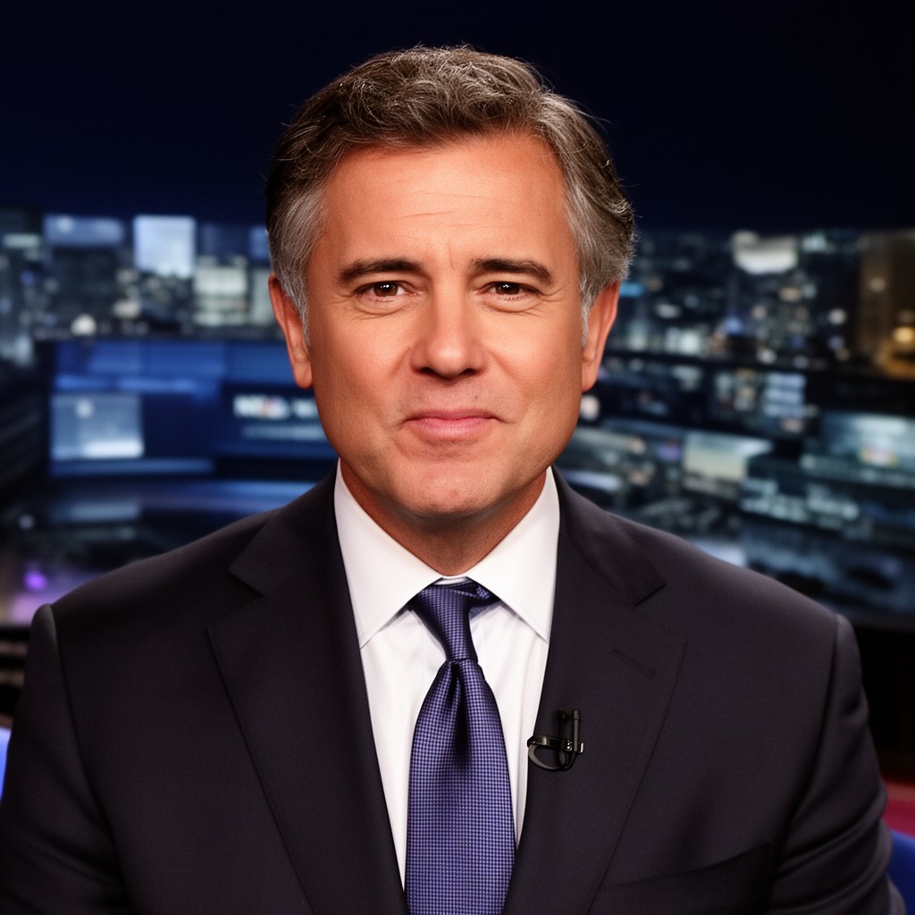 AI-generated illustration of Brian Williams