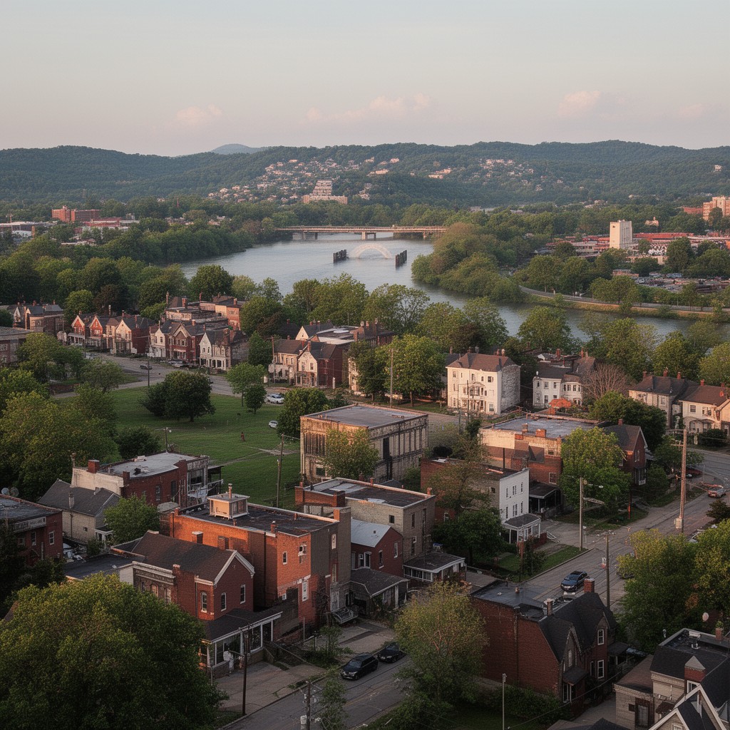 AI-generated illustration of South Knoxville