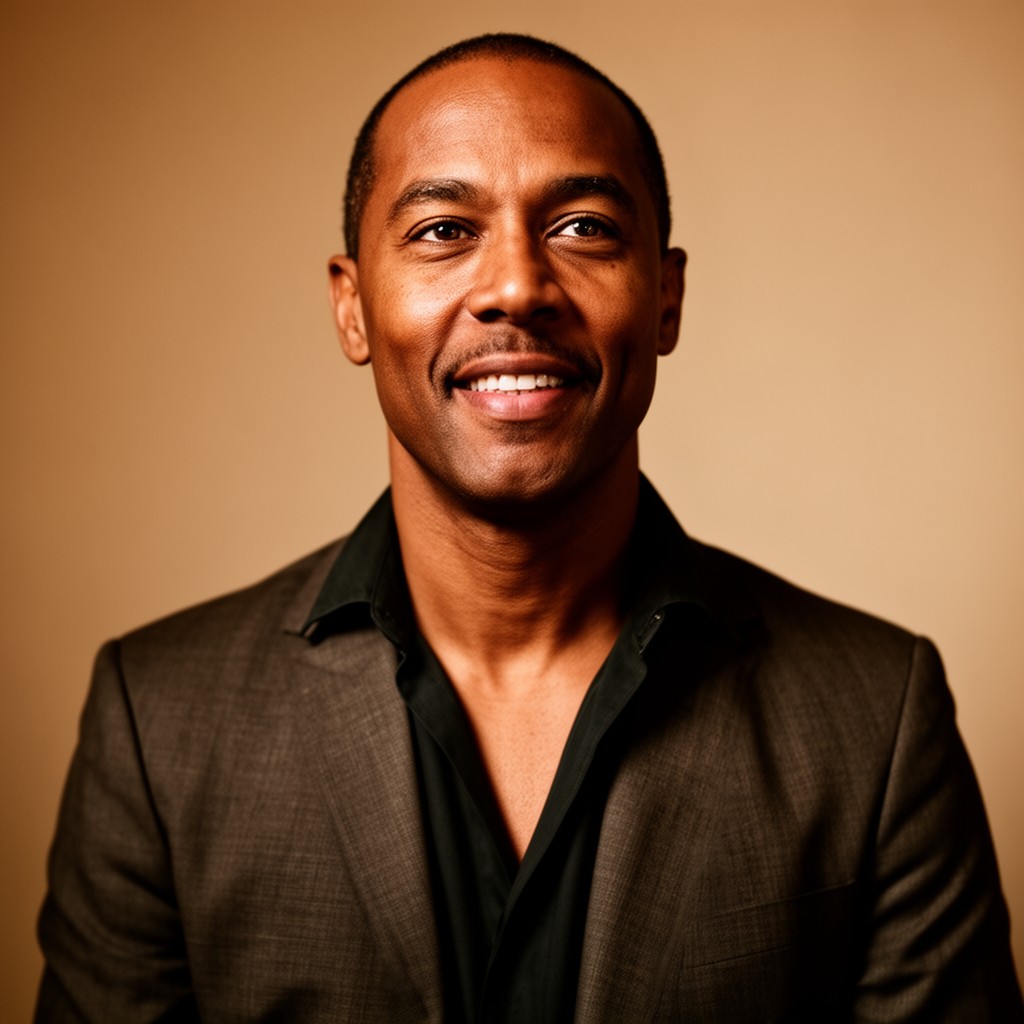 AI-generated illustration of Marcus Miller