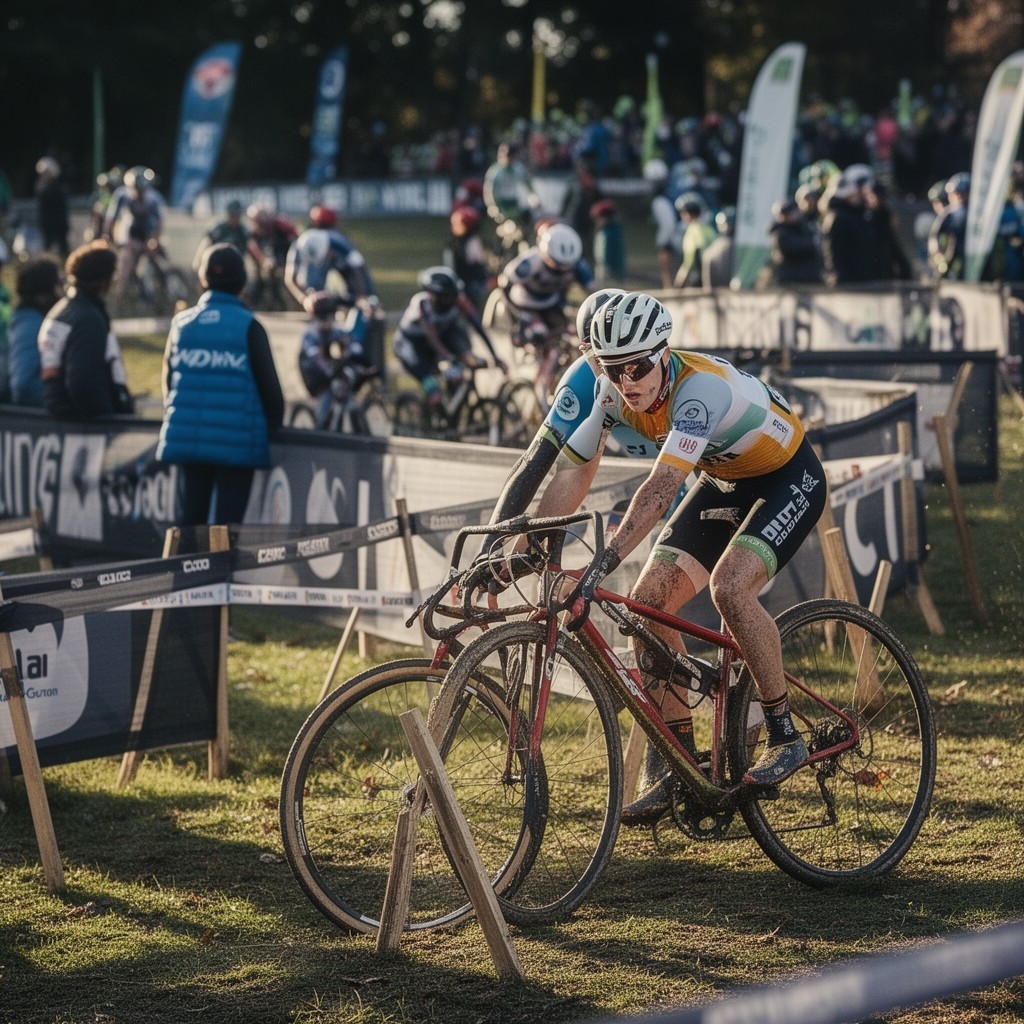 AI-generated illustration of UCI Cyclo-cross World Championships