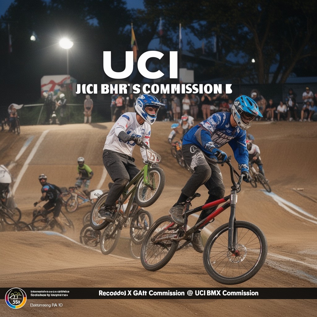 AI-generated illustration of UCI BMX Commission