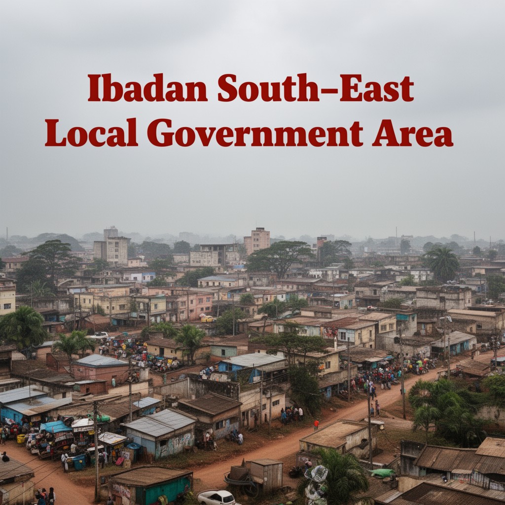 AI-generated illustration of Ibadan South-East Local Government Area
