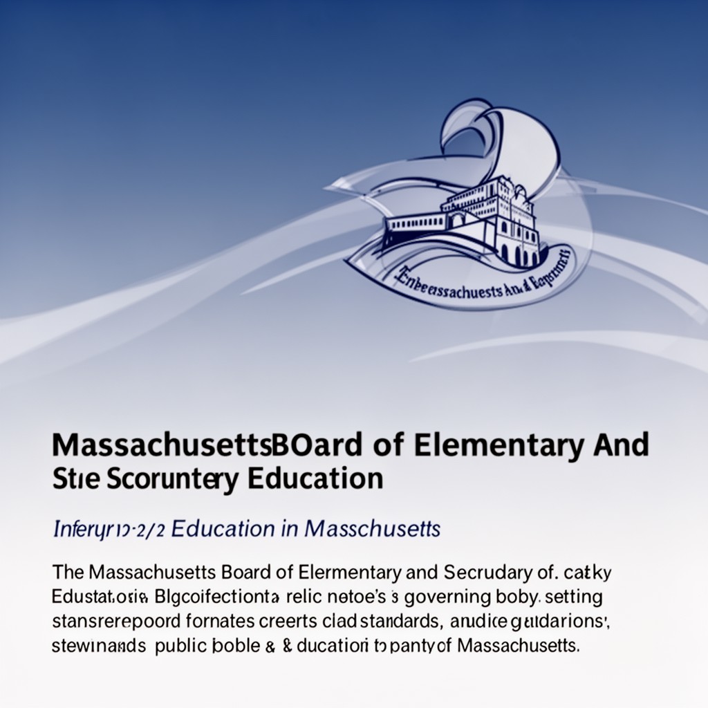 AI-generated illustration of Massachusetts Board of Elementary and Secondary Education
