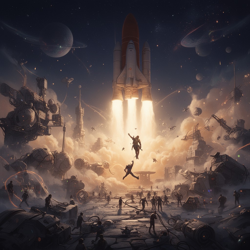 AI-generated illustration of Lift Off