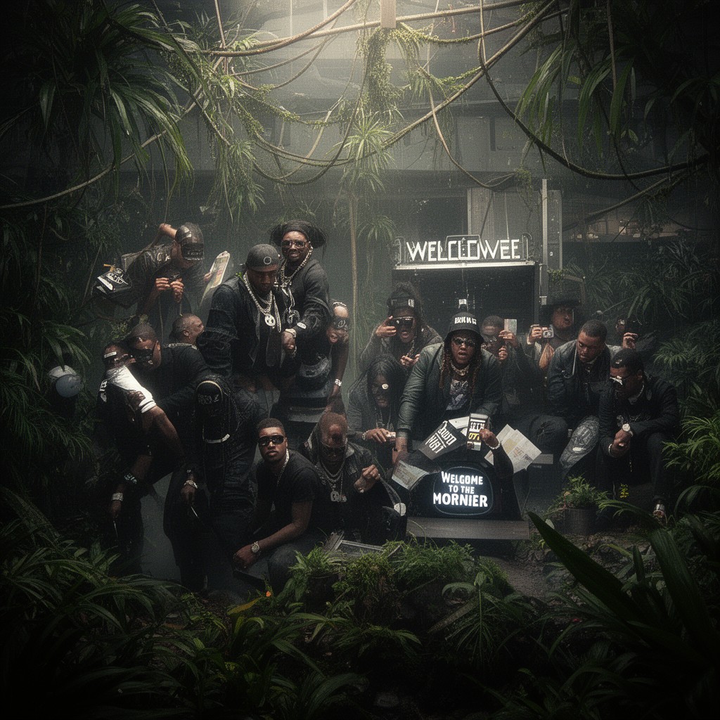 AI-generated illustration of Welcome to the Jungle