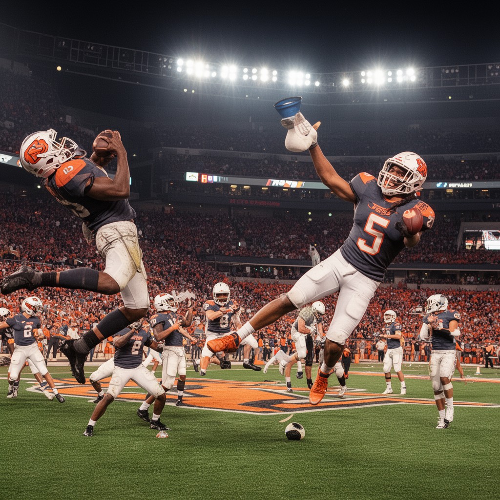 AI-generated illustration of Oklahoma State Cowboys football