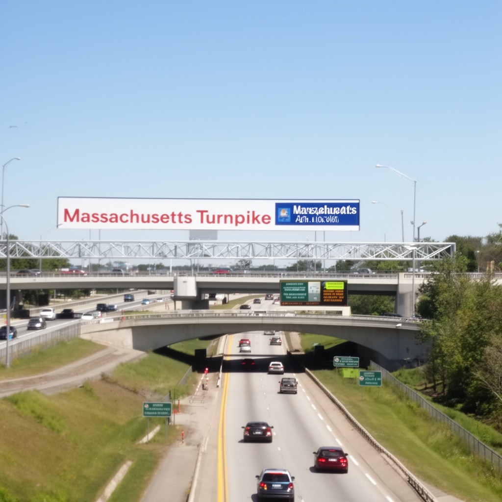 AI-generated illustration of Massachusetts Turnpike Authority