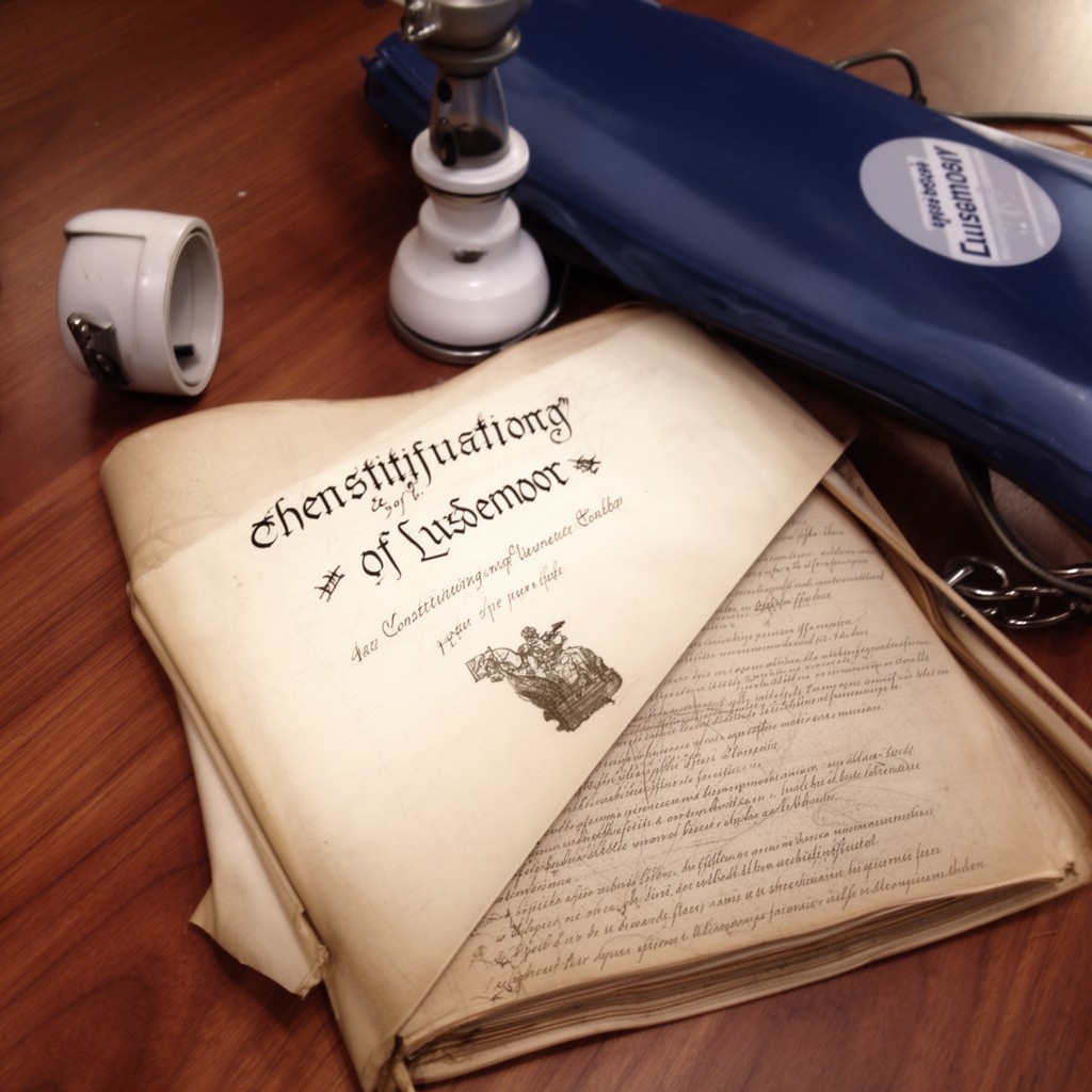 AI-generated illustration of Constitution of Luxembourg
