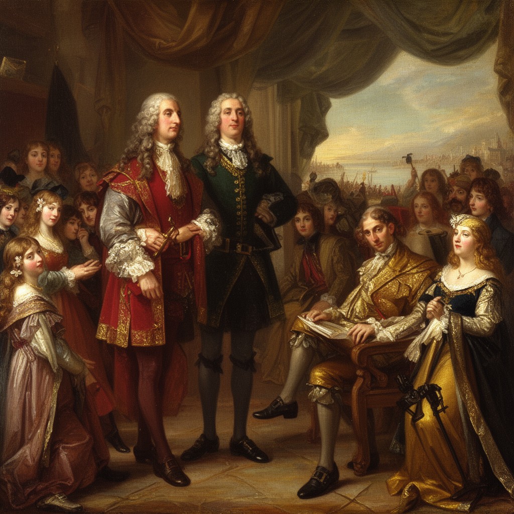AI-generated illustration of Glorious Revolution