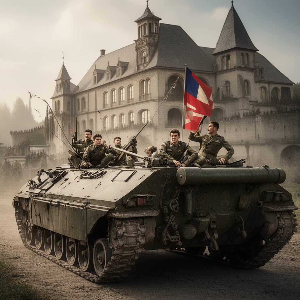 AI-generated illustration of armed forces of the Habsburg Monarchy