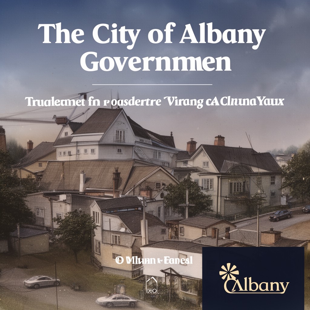 AI-generated illustration of City of Albany government
