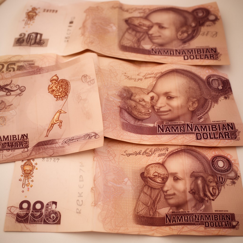 AI-generated illustration of Namibian dollar