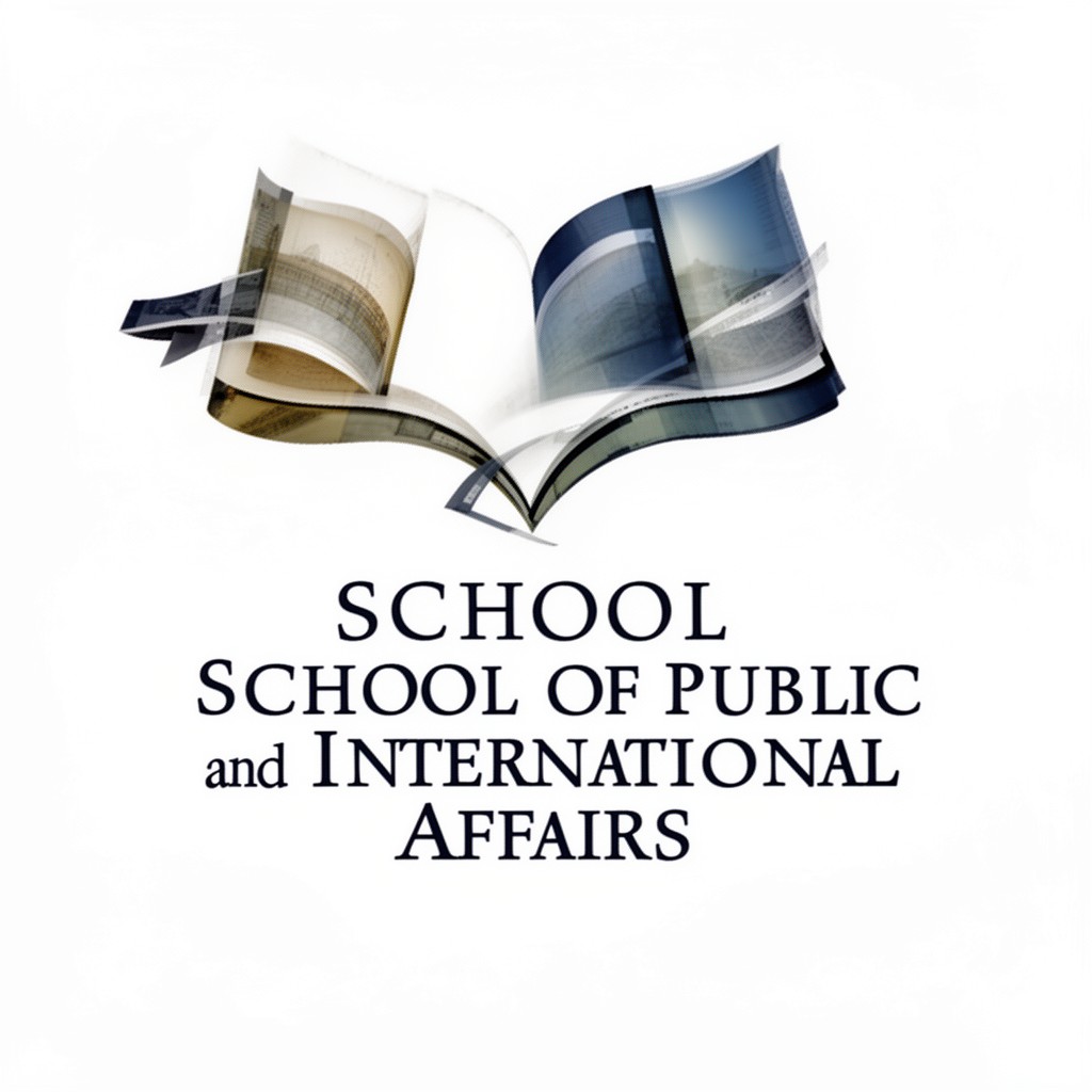 AI-generated illustration of School of Public and International Affairs