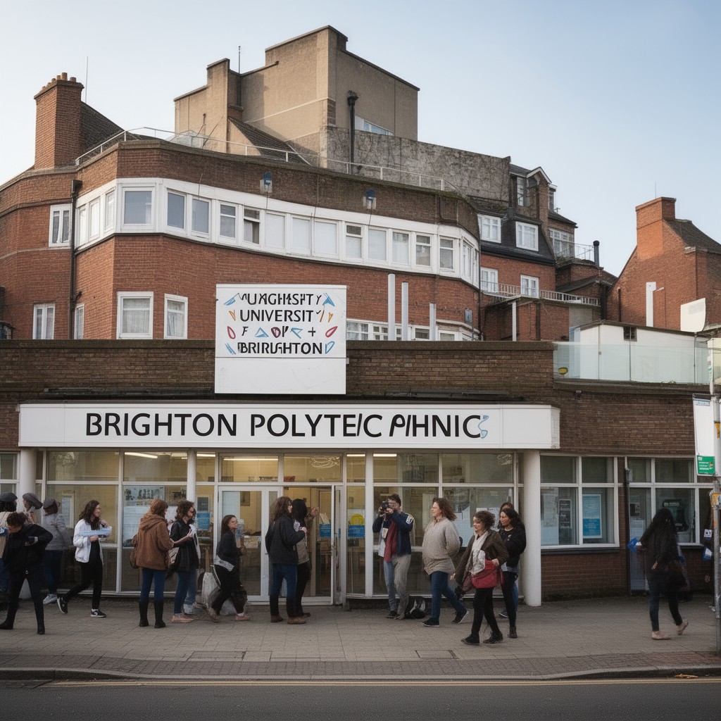 AI-generated illustration of Brighton Polytechnic