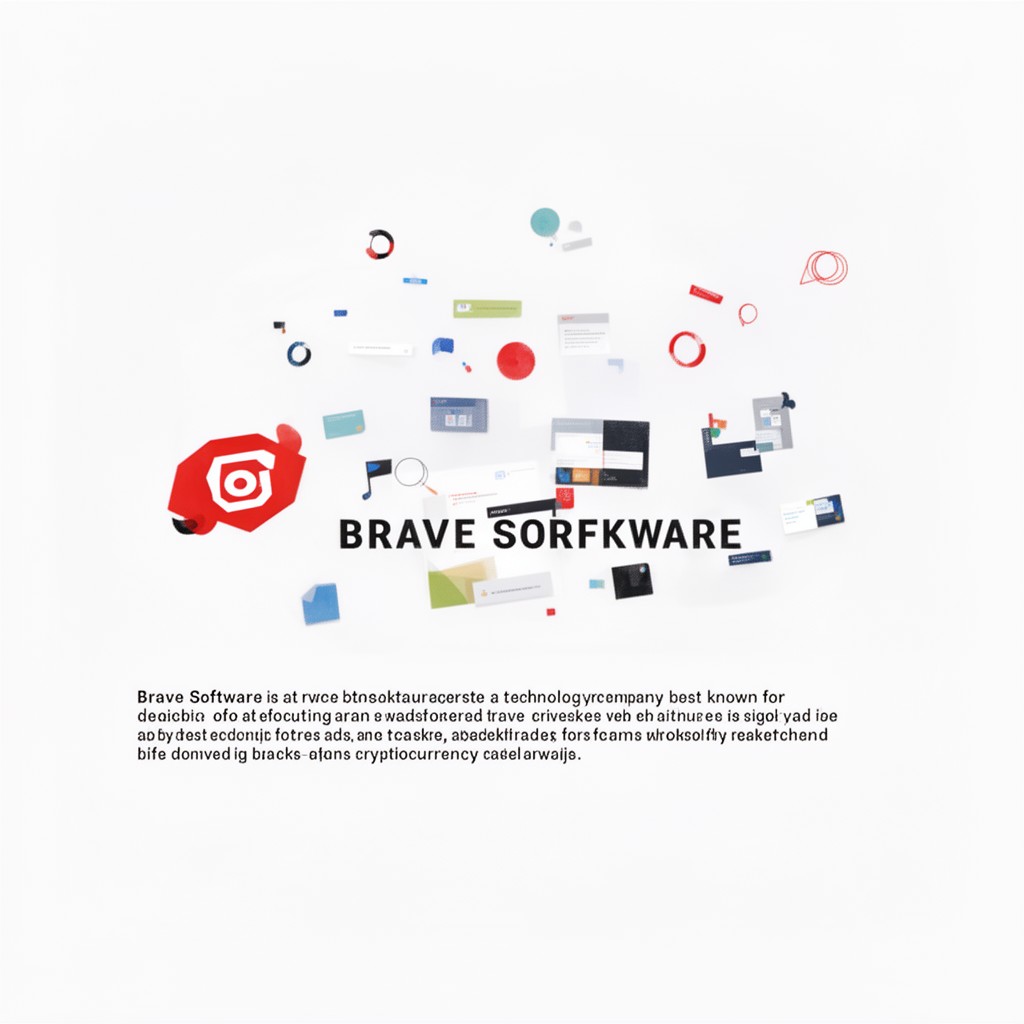 AI-generated illustration of Brave Software