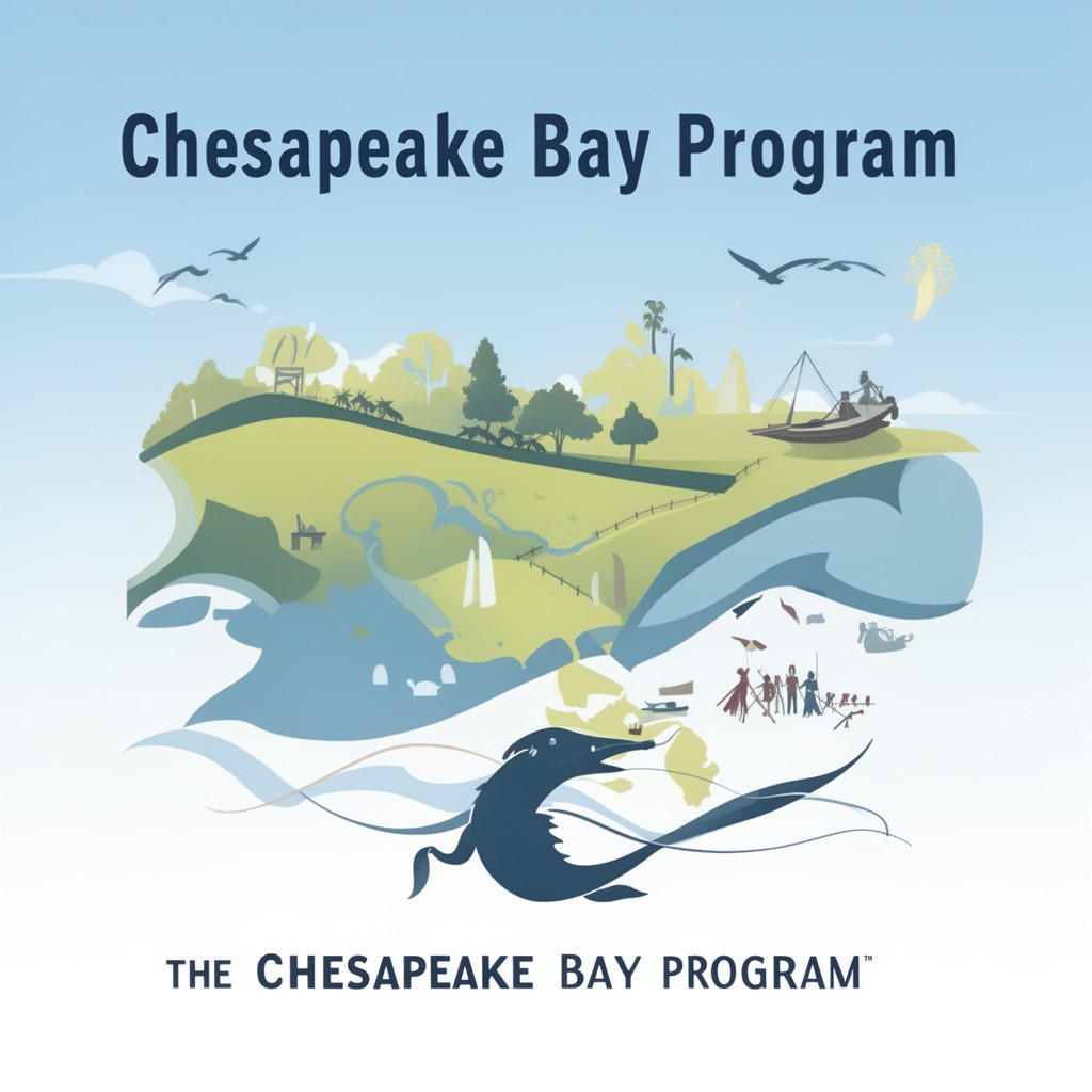 AI-generated illustration of Chesapeake Bay Program