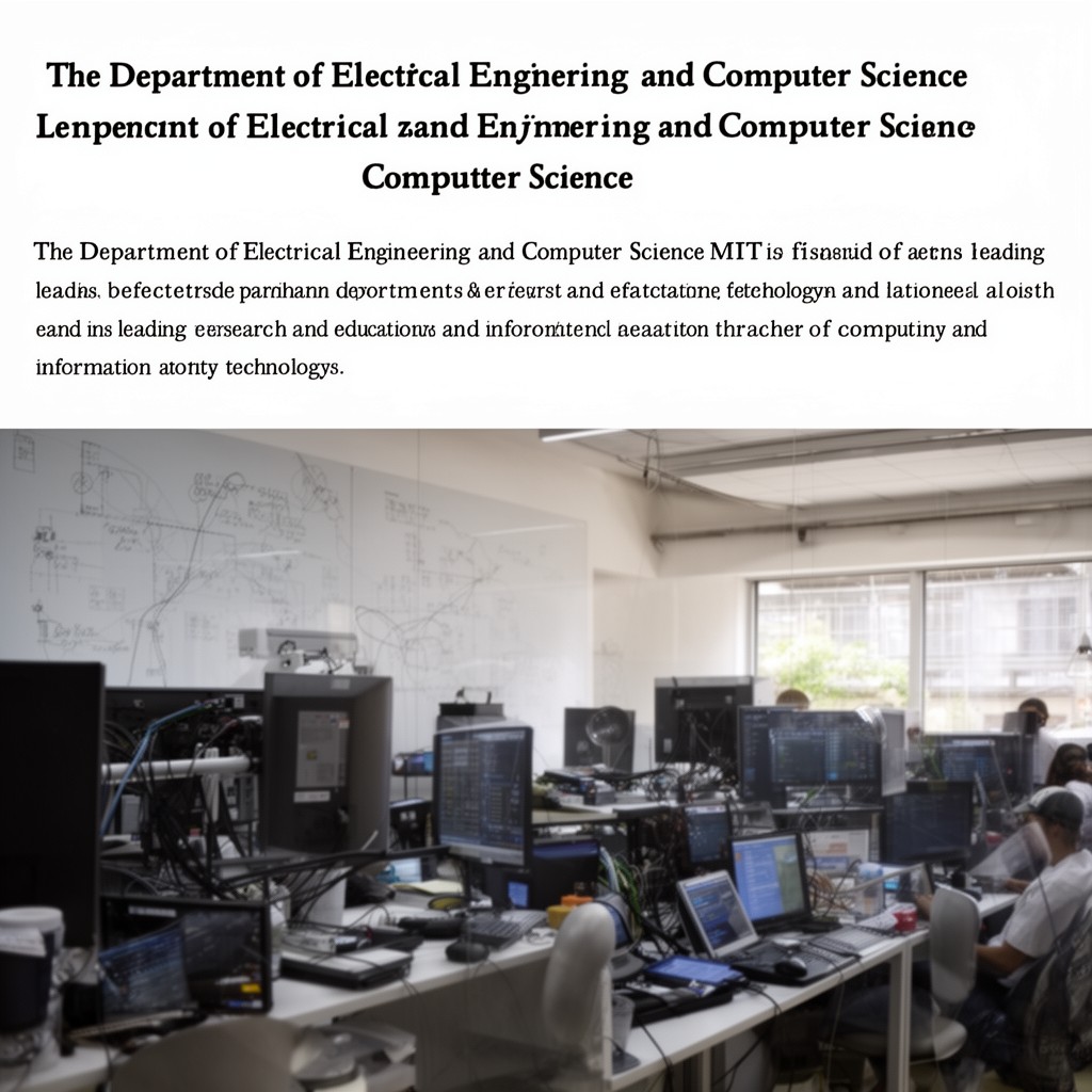 AI-generated illustration of Department of Electrical Engineering and Computer Science
