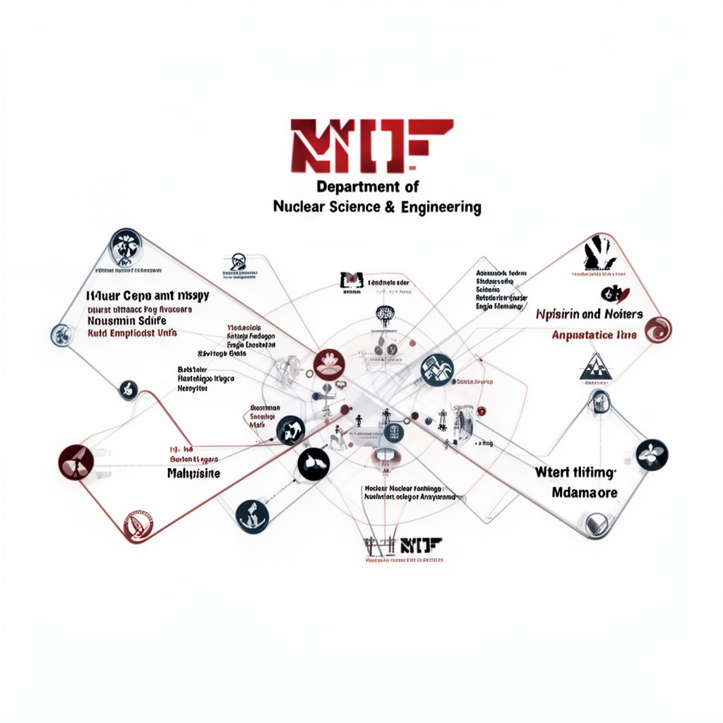 AI-generated illustration of Department of Nuclear Science and Engineering