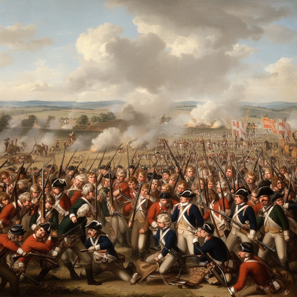 AI-generated illustration of Battle of Wilhelmsthal