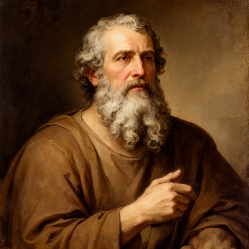 AI-generated illustration of Protagoras