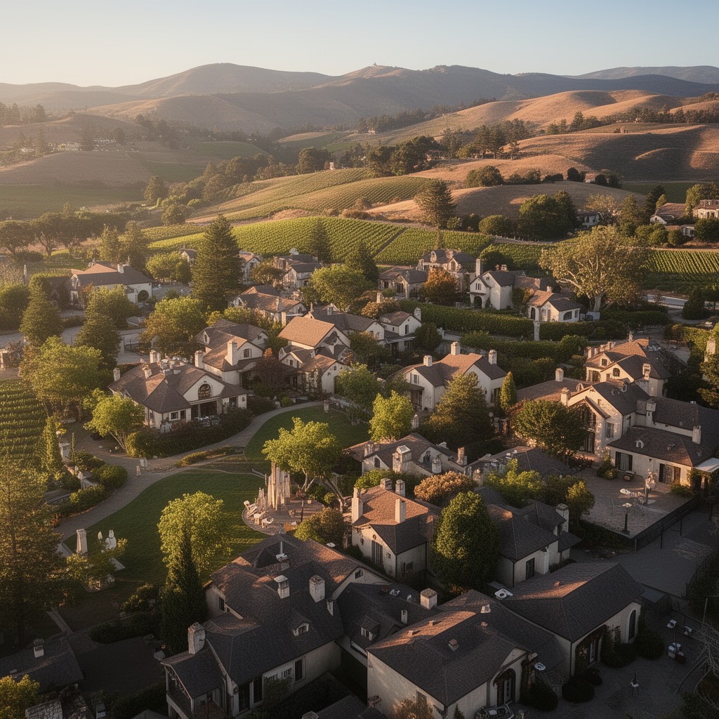 AI-generated illustration of Grgich Hills Estate