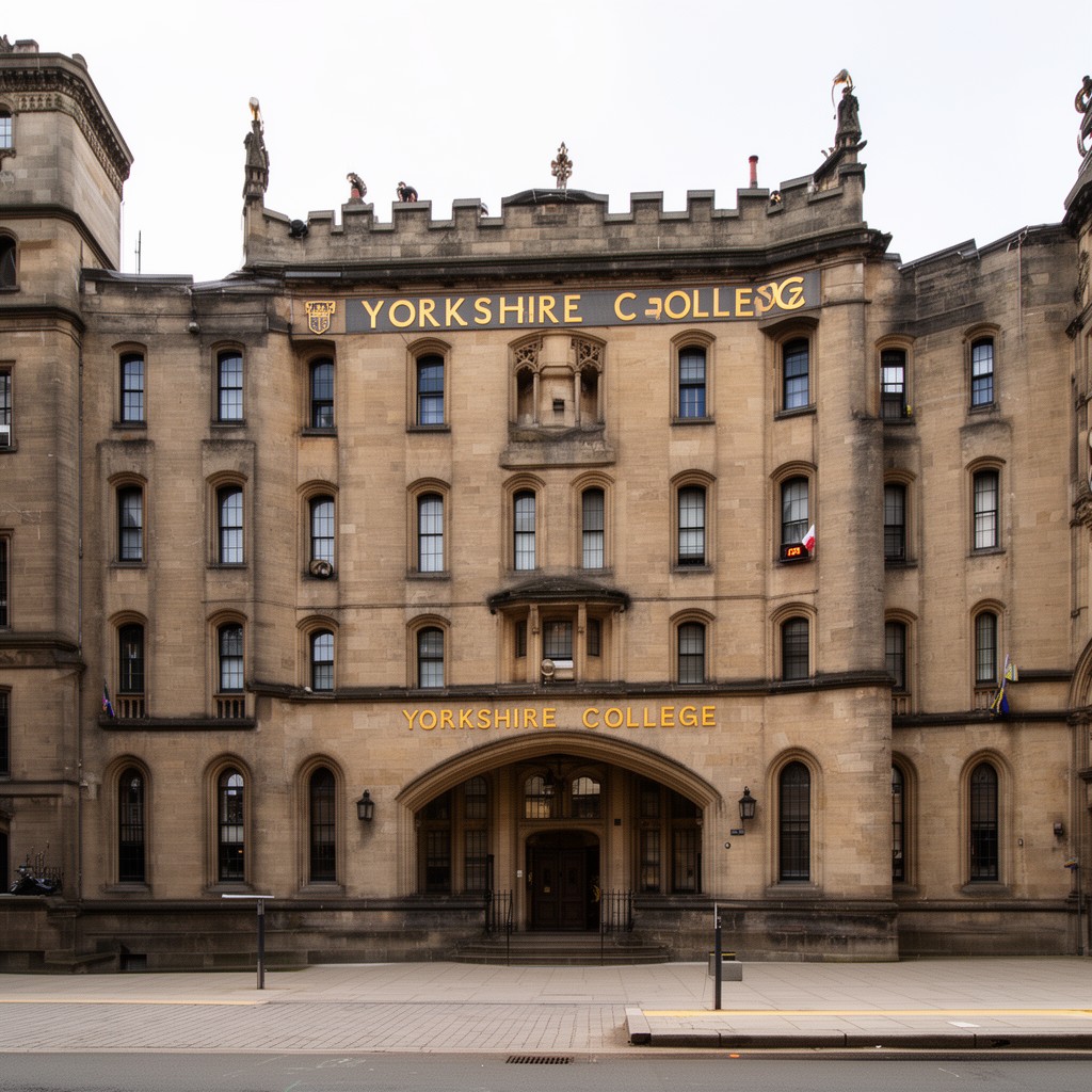 AI-generated illustration of Yorkshire College