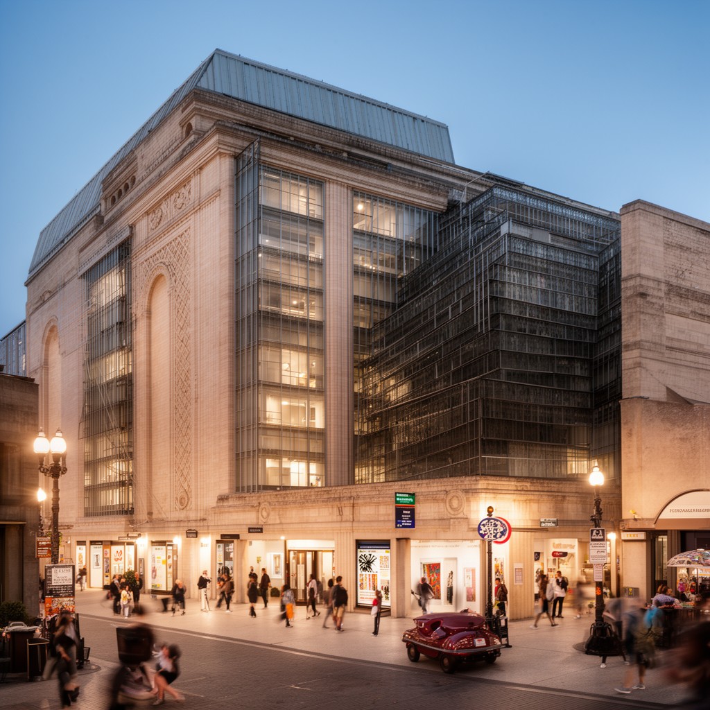 AI-generated illustration of Perelman Building