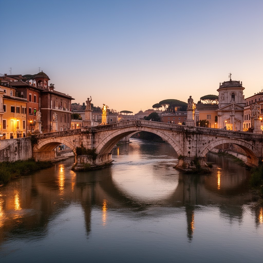 AI-generated illustration of Ponte Fabricio