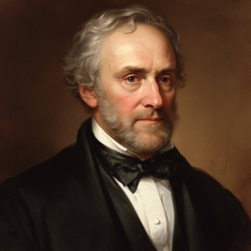 AI-generated illustration of Barton W. Stone