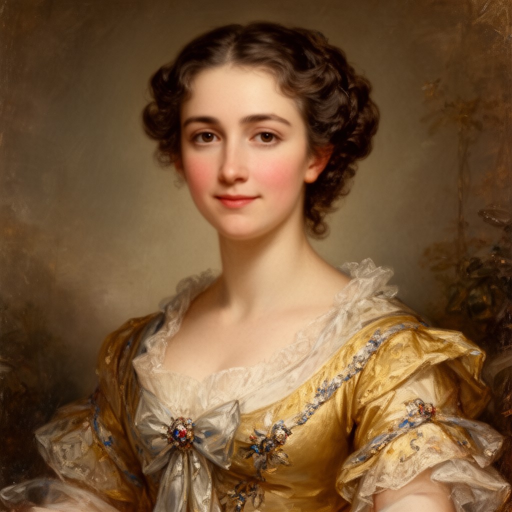 AI-generated illustration of Natalia Alexeievna of Russia