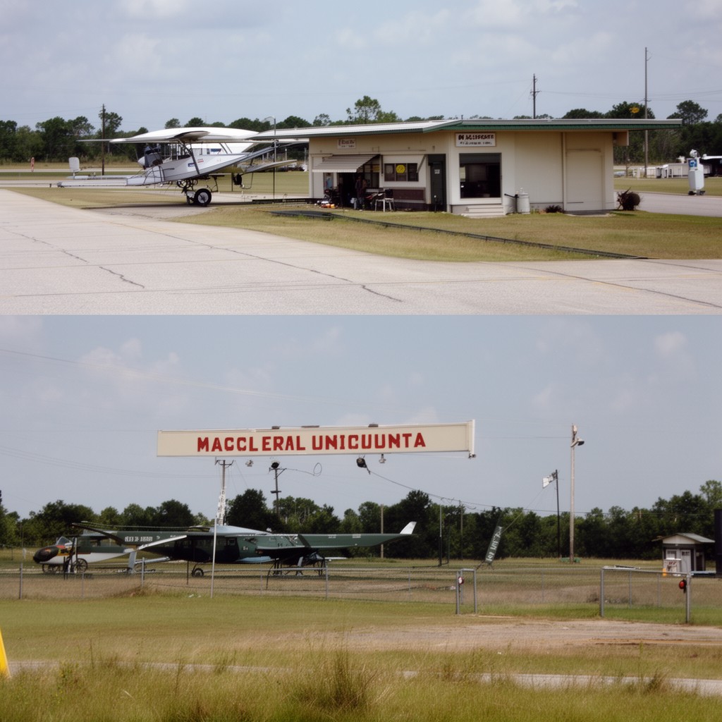AI-generated illustration of Macclenny Airport