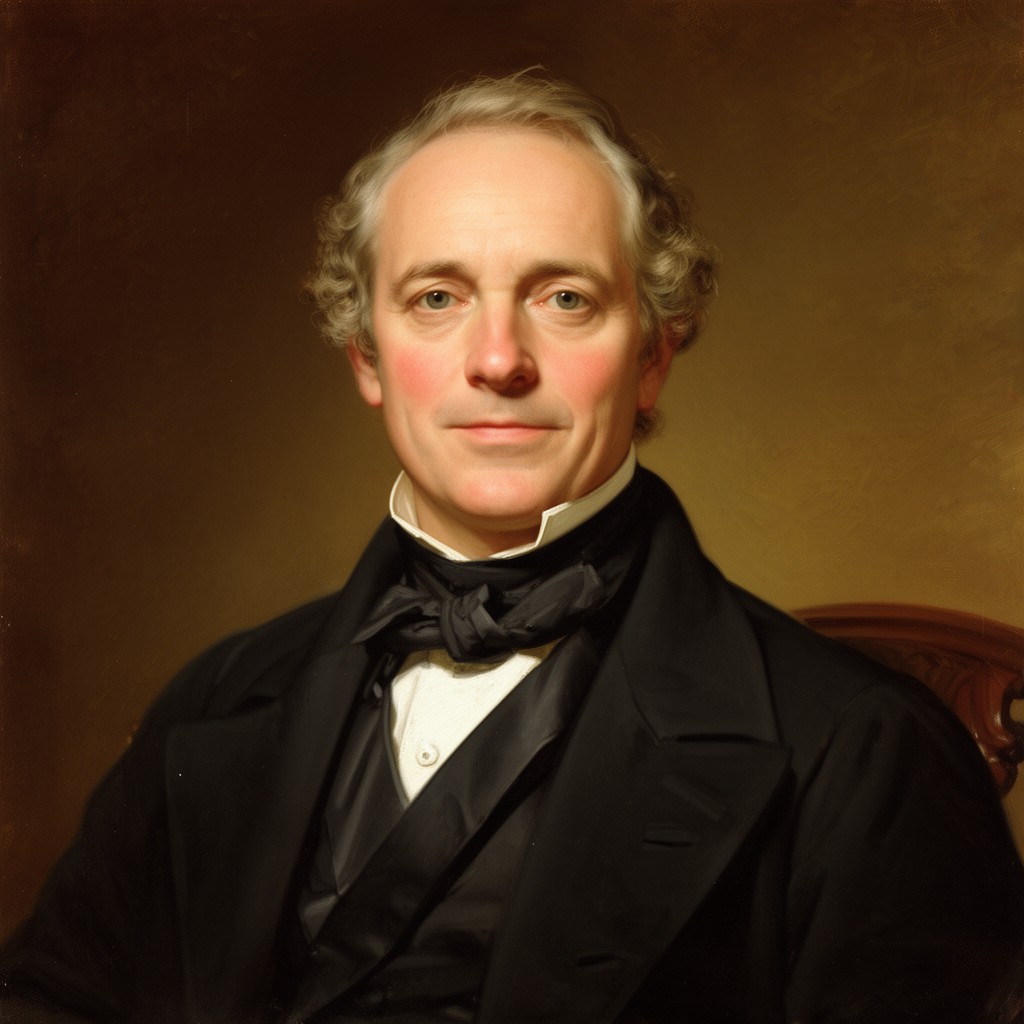 AI-generated illustration of Thomas Marshall