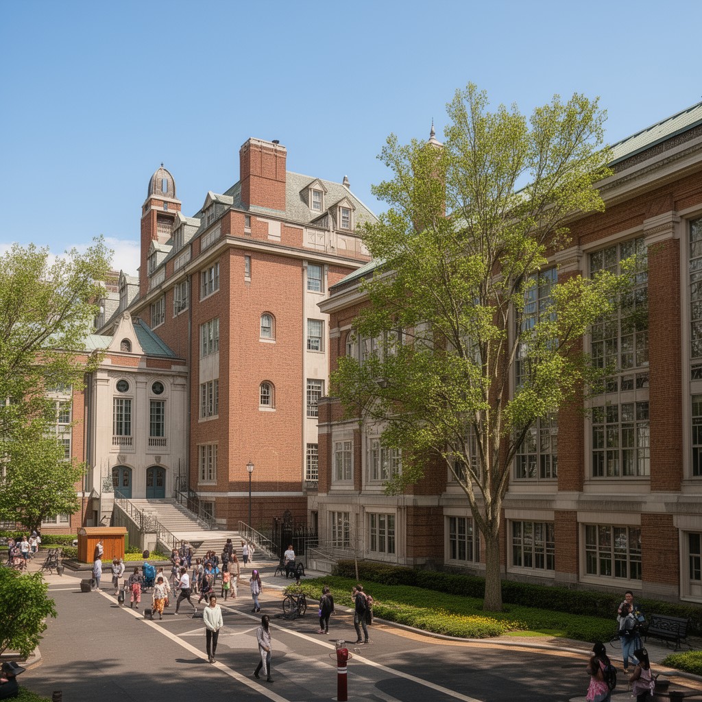 AI-generated illustration of Lexington High School