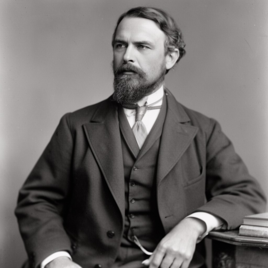 AI-generated illustration of Henry Drummond Wolff