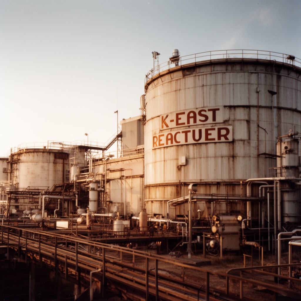 AI-generated illustration of K-East Reactor