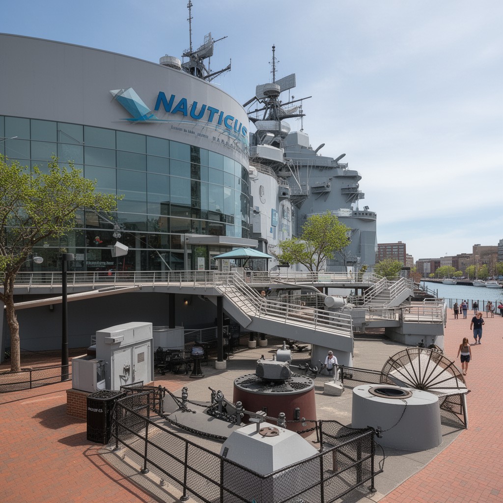 AI-generated illustration of Nauticus maritime museum