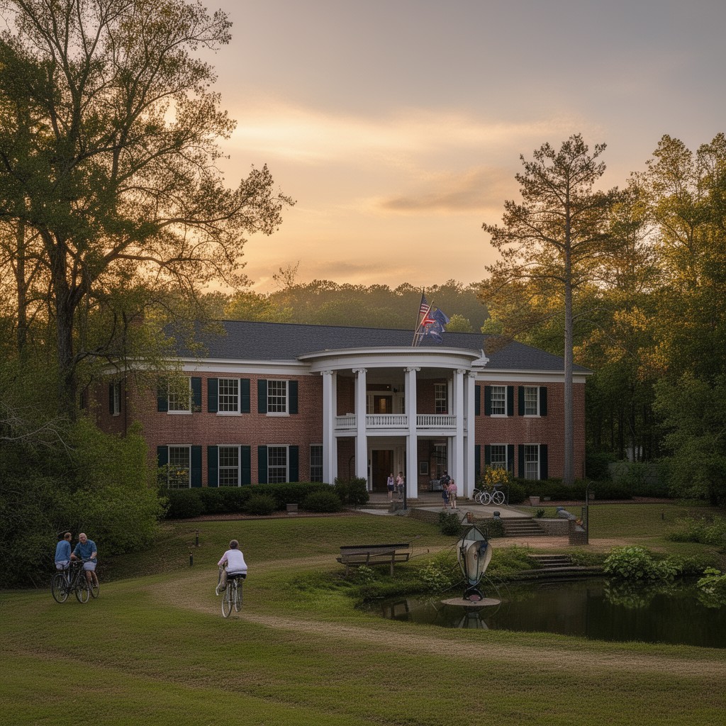 AI-generated illustration of Roosevelt Warm Springs Institute for Rehabilitation