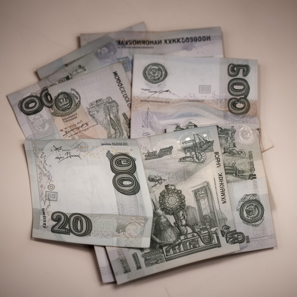 AI-generated illustration of Kazakhstani tenge